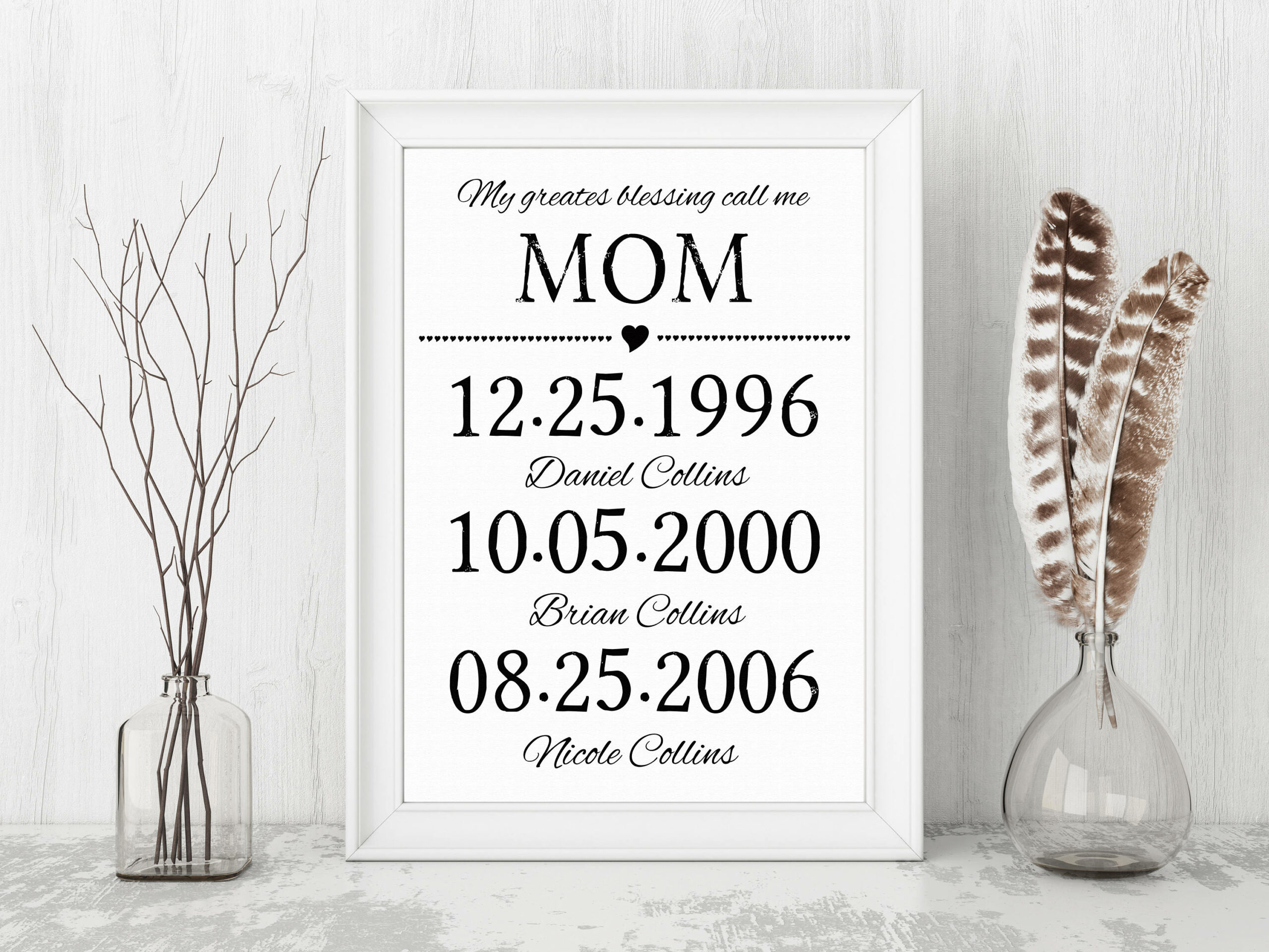 Happy Mother's Day Personalized 3D Crystal Keepsake | Custom Mother's Day  Keepsakes